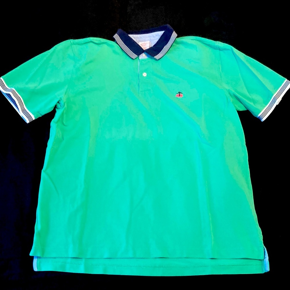 COPY - Brooks Brothers Light Green Short-Sleeve Polo Shirt - Sz L